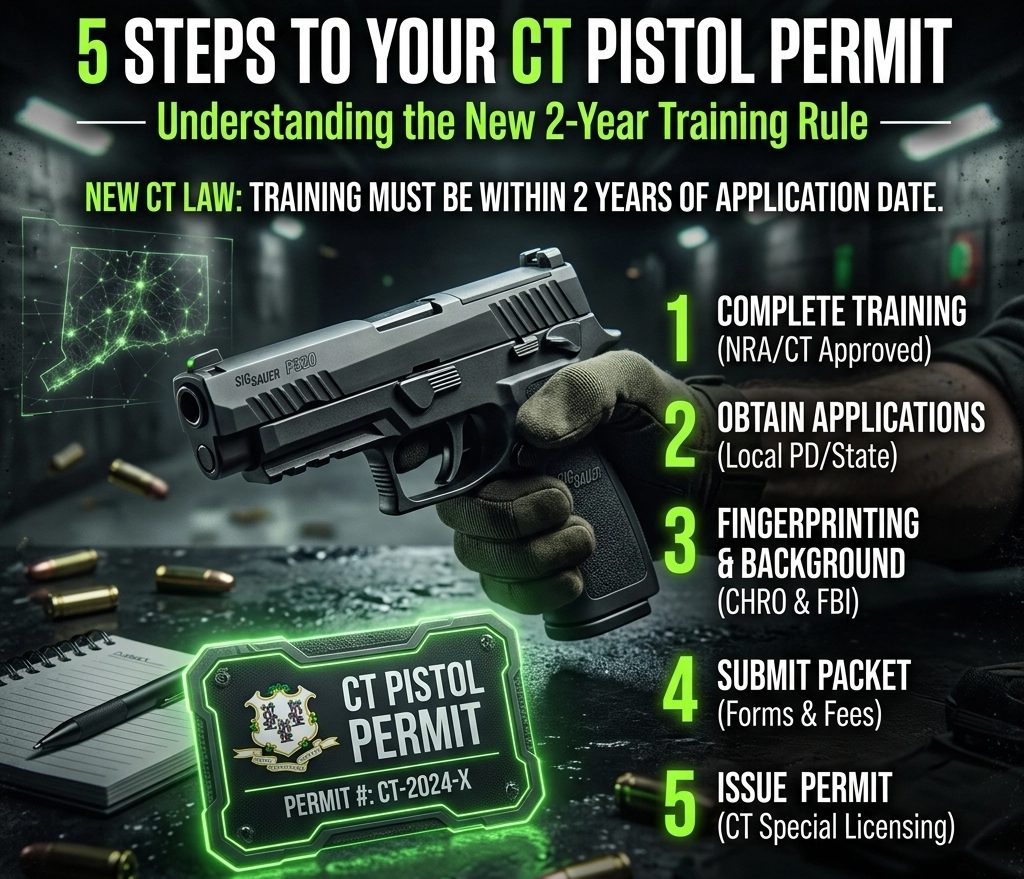 5 Steps to Your CT Pistol Permit: Understanding the New 2-Year Training Rule