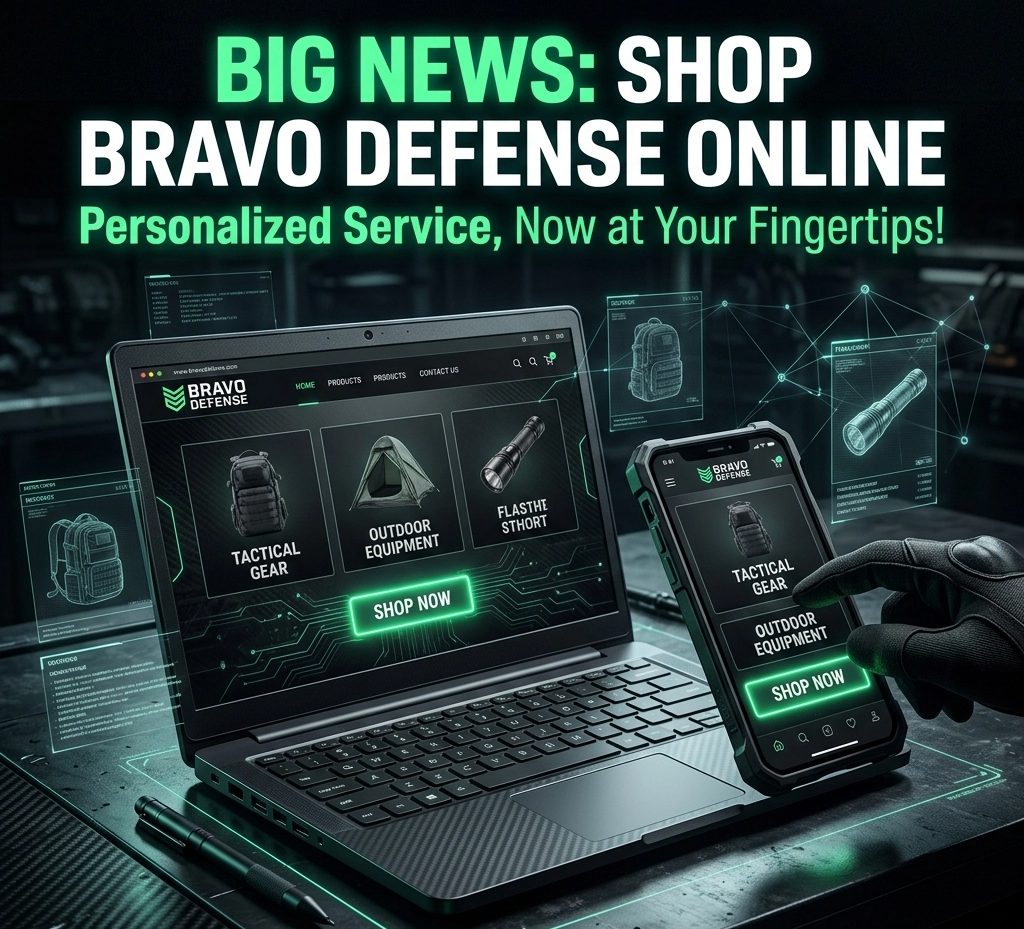 Big News: Shop Bravo Defense Online – Personalized Service, Now at Your Fingertips!