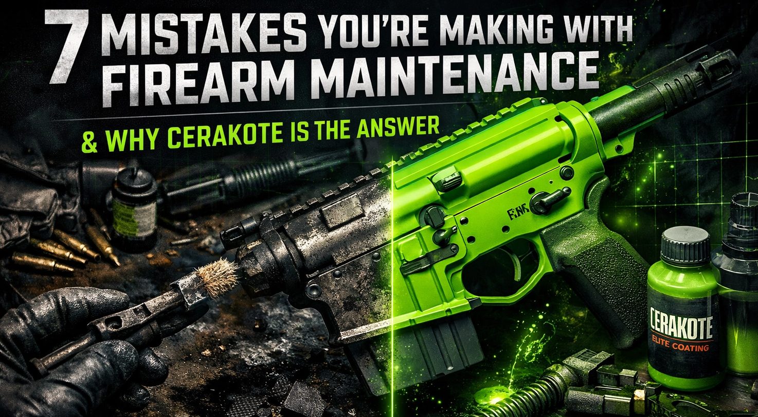 7 Mistakes You’re Making with Firearm Maintenance (And Why Cerakote Is the Answer)